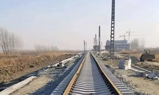 New Railway Subgrade Engineering in Qiancao Western Sea